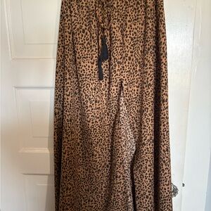 SHEIN Leopard Print Maxi Skirt
